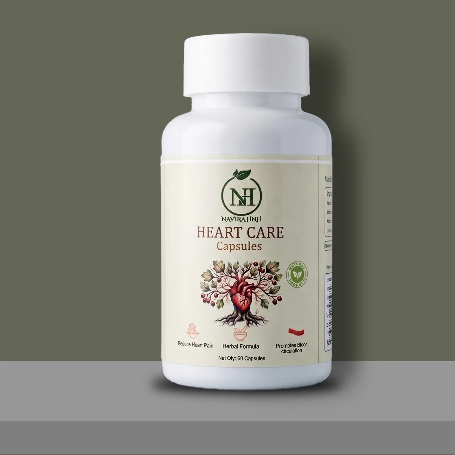 Heart Care Capsules | Herbal Supplement for Cardiovascular Wellness Support